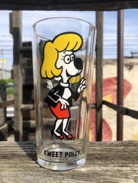 70s Vintage Pepsi Glass Sweet Polly (R791)