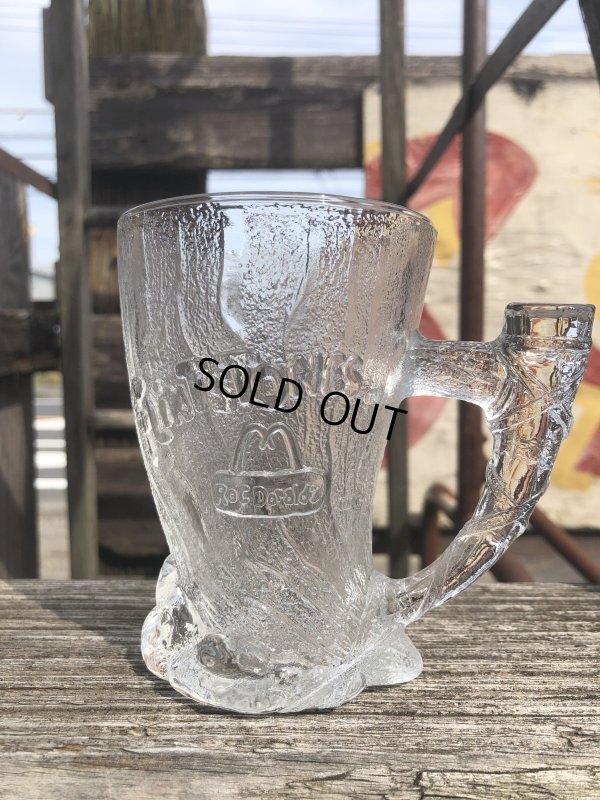 画像1: 90s Vintage McDonalds The Flintstones Mammoth Glass (R783)