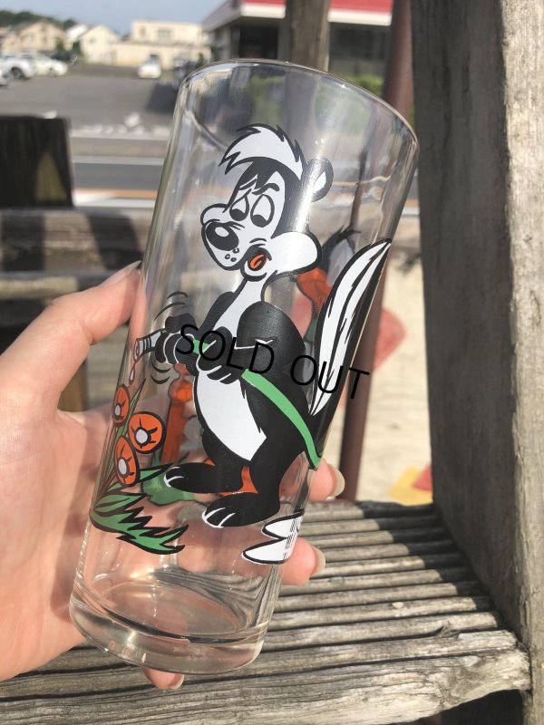 画像7: 70s Vintage Pepsi Glass Daffy Duck & Pepe Le Pew (R795)