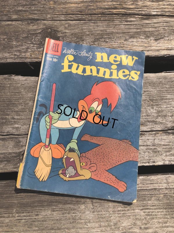 画像1: 60s Vintage DELL Comic Walter Lantze New Friends Woody Woodpecker (R803)