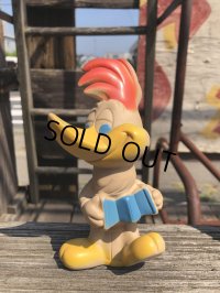 50s Vintage DELL Walter Lantze Woody Woodpecker Rubber Squeeze Toy (R804)