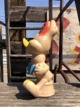 画像2: 50s Vintage DELL Walter Lantze Woody Woodpecker Rubber Squeeze Toy (R804) (2)