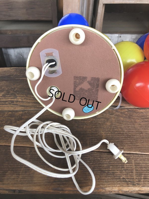 画像13: 70s Vintage Dolly Toy BALLOON VENDER Nursery Lamp (R805)