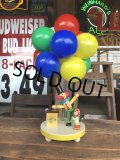 70s Vintage Dolly Toy BALLOON VENDER Nursery Lamp (R805)