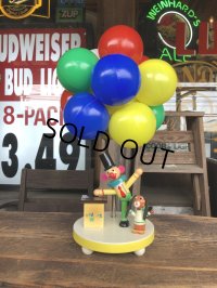 70s Vintage Dolly Toy BALLOON VENDER Nursery Lamp (R805)