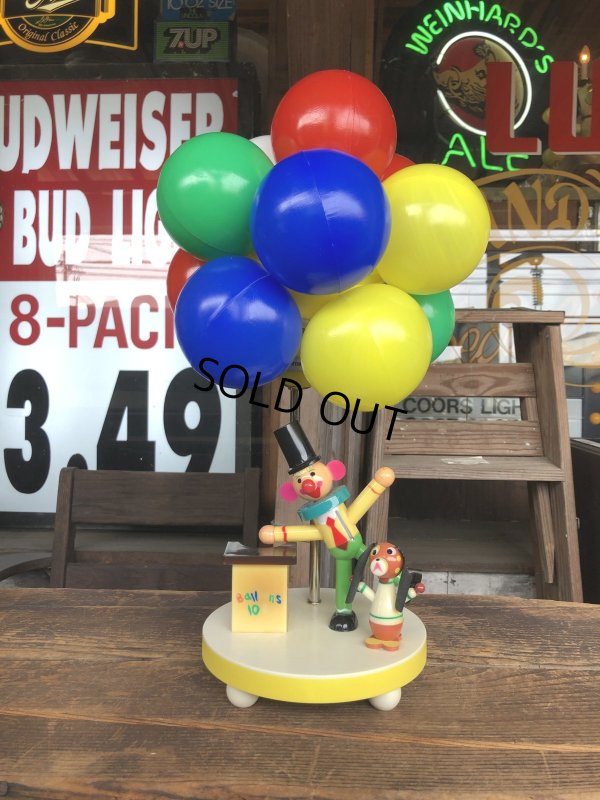 画像1: 70s Vintage Dolly Toy BALLOON VENDER Nursery Lamp (R805)