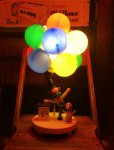 画像17: 70s Vintage Dolly Toy BALLOON VENDER Nursery Lamp (R805)