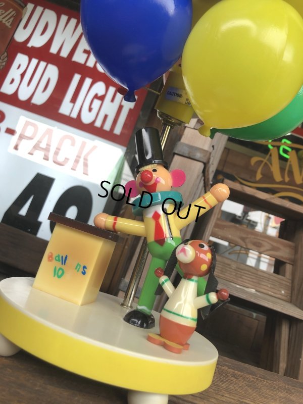 画像11: 70s Vintage Dolly Toy BALLOON VENDER Nursery Lamp (R805)