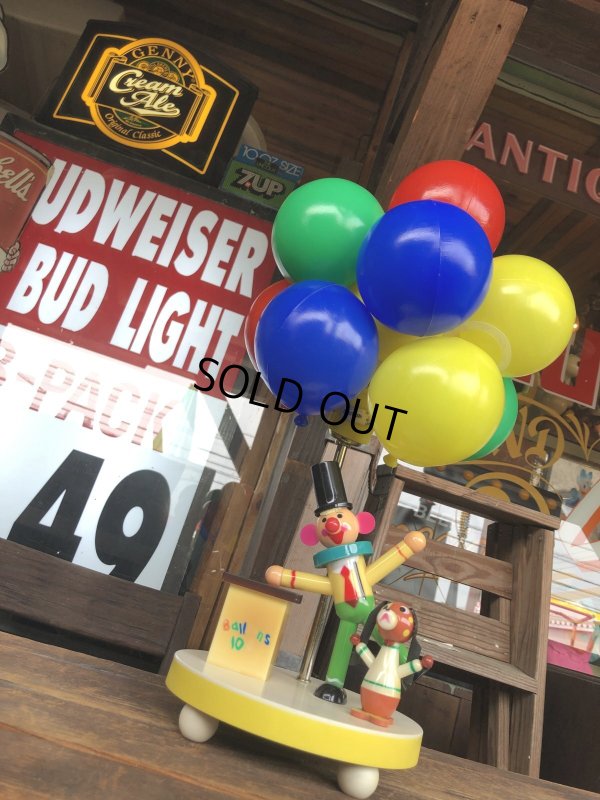 画像28: 70s Vintage Dolly Toy BALLOON VENDER Nursery Lamp (R805)