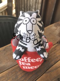 80s Applaus B. Kliban Cat Coffee Tea or Meow? Stuffed Toy Plush (R806)