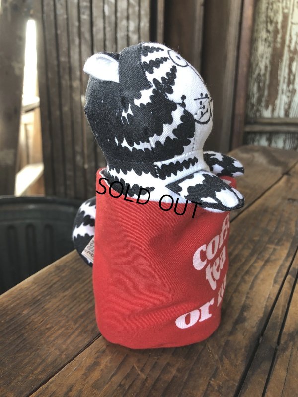 画像12: 80s Applaus B. Kliban Cat Coffee Tea or Meow? Stuffed Toy Plush (R806)