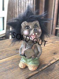 60s Vintage Heico Troll Werewolf Monster Nodder Bobble Head Small Size (R809)