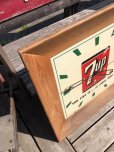 画像2: 【店舗引き取り限定】 〜60s Vintage 7UP Advertising Store Display Lighted Clock Sign 77x77cm Huge !!! (R811) (2)
