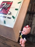 画像27: 【店舗引き取り限定】 〜60s Vintage 7UP Advertising Store Display Lighted Clock Sign 77x77cm Huge !!! (R811)