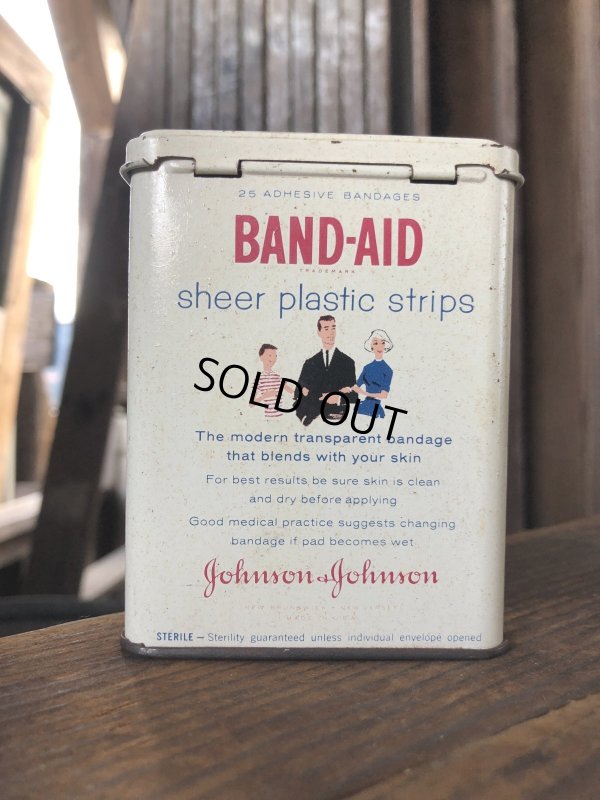 画像4: Vintage Johnson & Johnson Band-Aid Can sheer strips (R820)