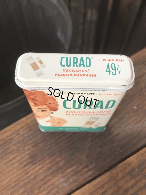 画像5: Vintage Curity Band-Aid Can CURAD transparent (R819)