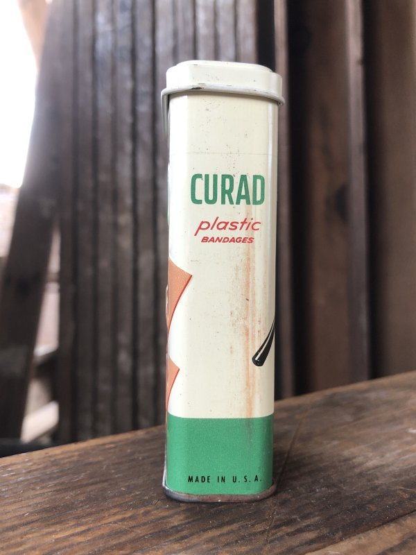 画像4: Vintage Curity Band-Aid Can CURAD Plastic Bandages (R818)