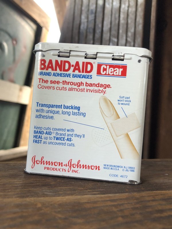 画像3: Vintage Johnson & Johnson Band-Aid Can Clear (R815)