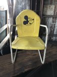 画像1: 50s Vintage Disney Mickey Mouse Kids Metal Lawn Chair (R823) (1)