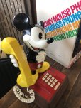 画像11: 70s Vintage Disney Mickey Mouse Telephone w/box (R824)