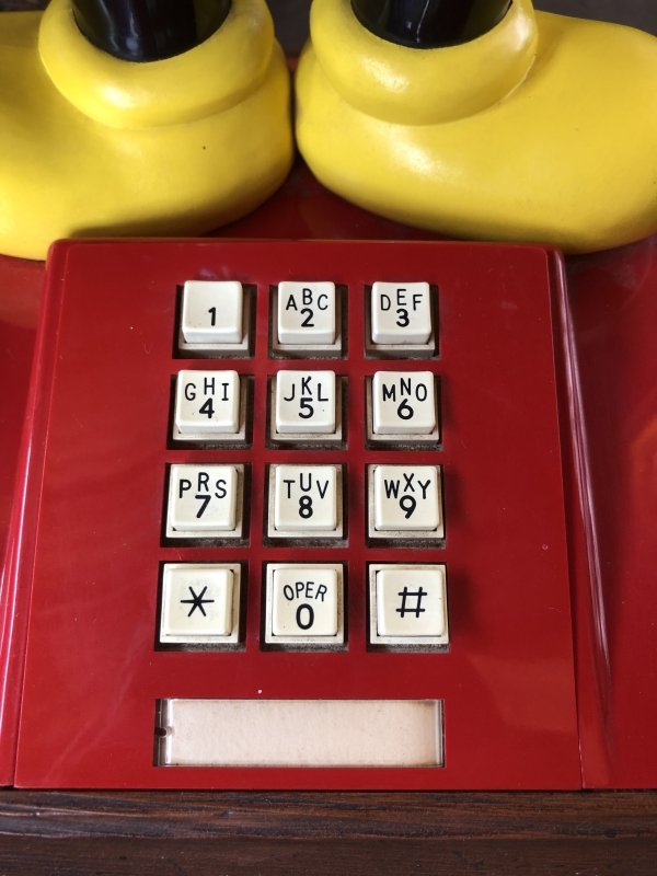画像7: 70s Vintage Disney Mickey Mouse Telephone w/box (R824)