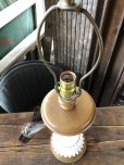 画像6: Vintage Wood Base Milk Glass Table Lamp (R832)