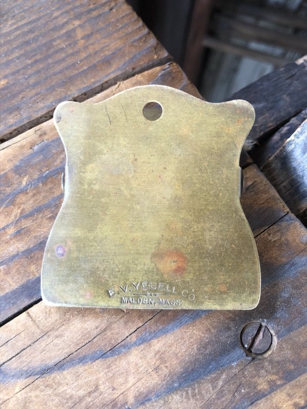 画像3: Vintage Brass Advertising Paper Clip ARTHUR C HARVEY Co (R833)