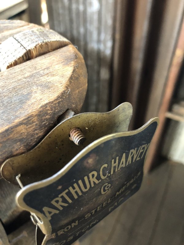 画像8: Vintage Brass Advertising Paper Clip ARTHUR C HARVEY Co (R833)