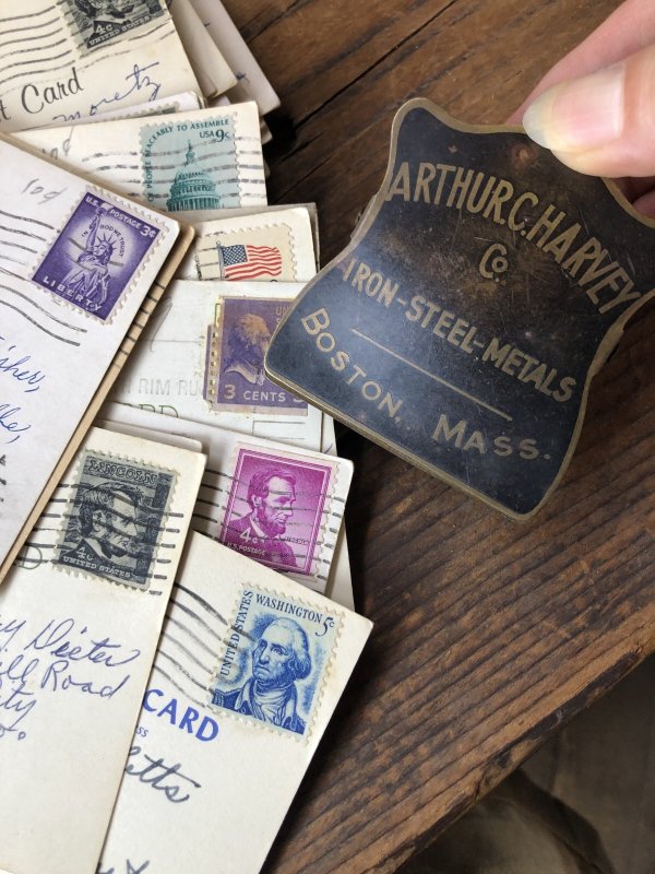 画像11: Vintage Brass Advertising Paper Clip ARTHUR C HARVEY Co (R833)