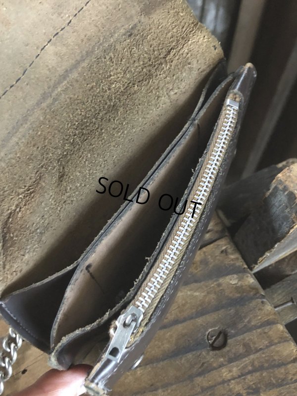 画像12: c.50s Harley-Davidson Leather Wallet w/Chain (R838)