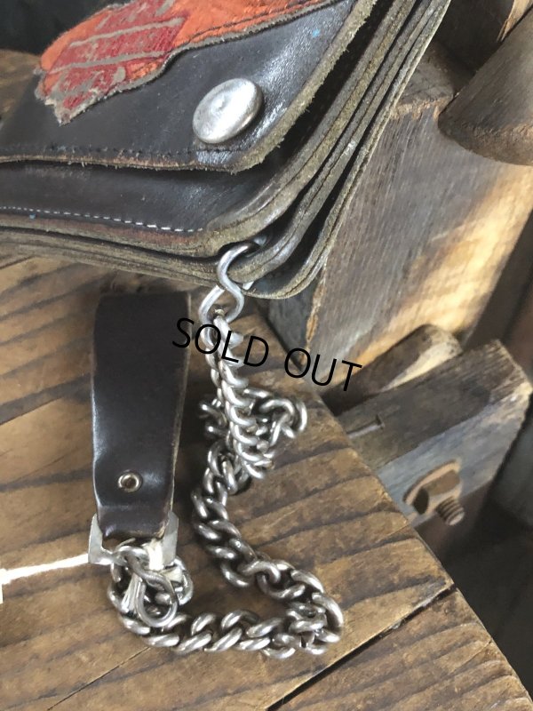 画像6: c.50s Harley-Davidson Leather Wallet w/Chain (R838)