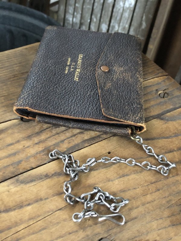 画像10: WWII are Vintage Seamen's Wallet USA (R835)