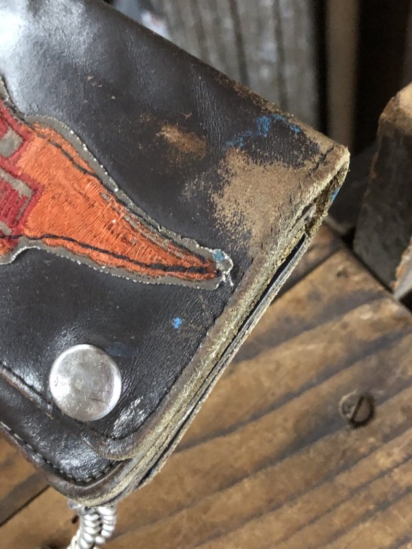 画像16: c.50s Harley-Davidson Leather Wallet w/Chain (R838)