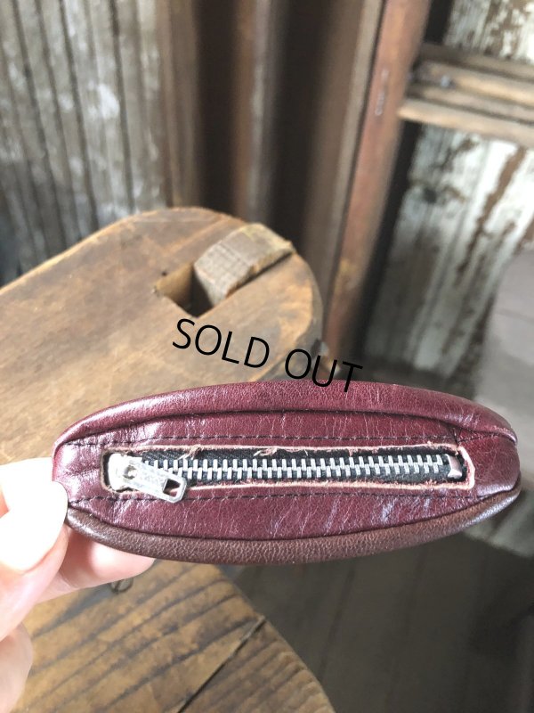 画像1: Vintage Leather Wallet (R837)