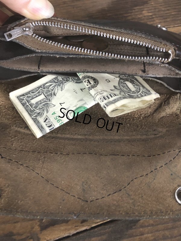 画像3: c.50s Harley-Davidson Leather Wallet w/Chain (R838)