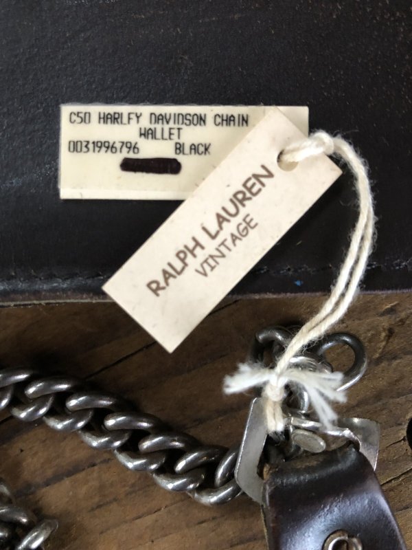 画像19: c.50s Harley-Davidson Leather Wallet w/Chain (R838)