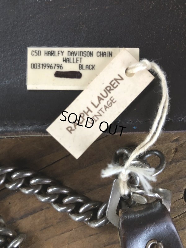 画像19: c.50s Harley-Davidson Leather Wallet w/Chain (R838)