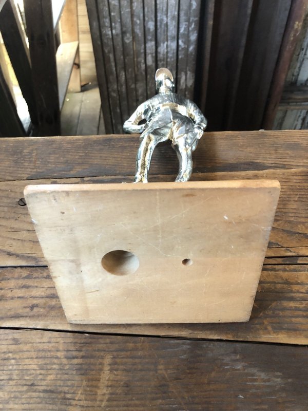 画像13: 50s Vintage JOCKEY MensWear Advertising Store Display Countertop Statue Trophy (R839)