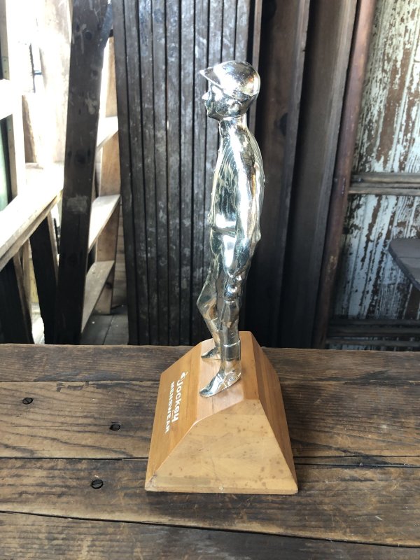 画像4: 50s Vintage JOCKEY MensWear Advertising Store Display Countertop Statue Trophy (R839)