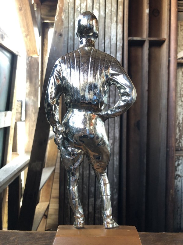 画像8: 50s Vintage JOCKEY MensWear Advertising Store Display Countertop Statue Trophy (R839)