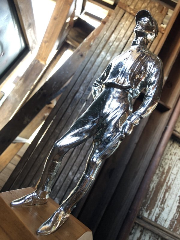 画像5: 50s Vintage JOCKEY MensWear Advertising Store Display Countertop Statue Trophy (R839)