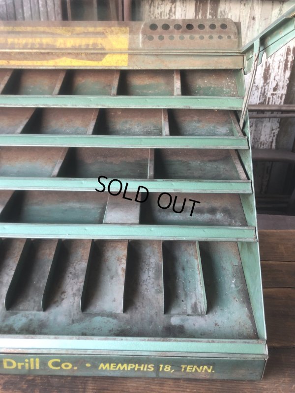 画像18: Vintage Southern Twist Drill Co. Advertising Hardware Store Display Cabinet (R840)