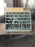 Vintage Southern Twist Drill Co. Advertising Hardware Store Display Cabinet (R840)