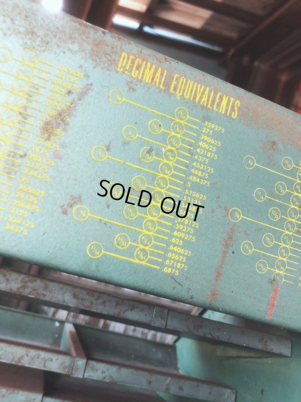 画像7: Vintage Southern Twist Drill Co. Advertising Hardware Store Display Cabinet (R840)