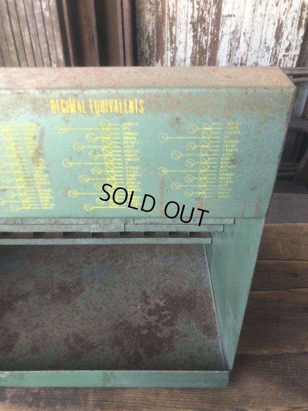 画像8: Vintage Southern Twist Drill Co. Advertising Hardware Store Display Cabinet (R840)