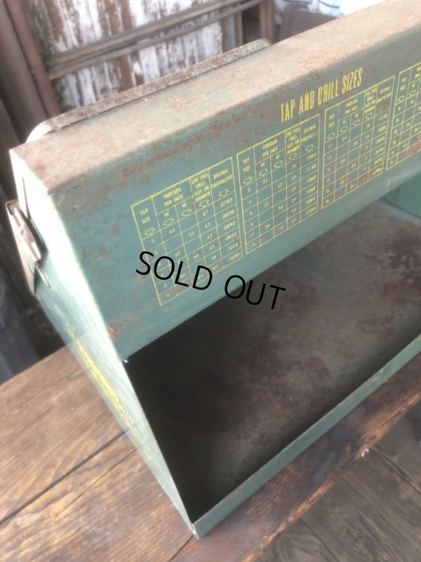 画像6: Vintage Southern Twist Drill Co. Advertising Hardware Store Display Cabinet (R840)