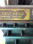 画像13: Vintage Southern Twist Drill Co. Advertising Hardware Store Display Cabinet (R840)