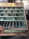 画像2: Vintage Southern Twist Drill Co. Advertising Hardware Store Display Cabinet (R840) (2)