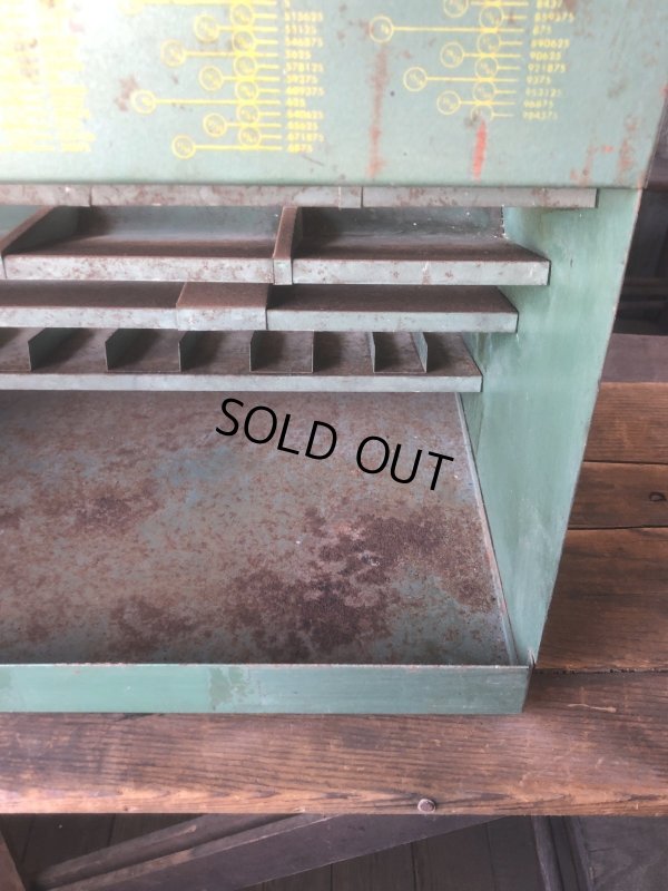 画像31: Vintage Southern Twist Drill Co. Advertising Hardware Store Display Cabinet (R840)