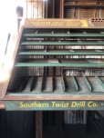 画像31: Vintage Southern Twist Drill Co. Advertising Hardware Store Display Cabinet (R840)